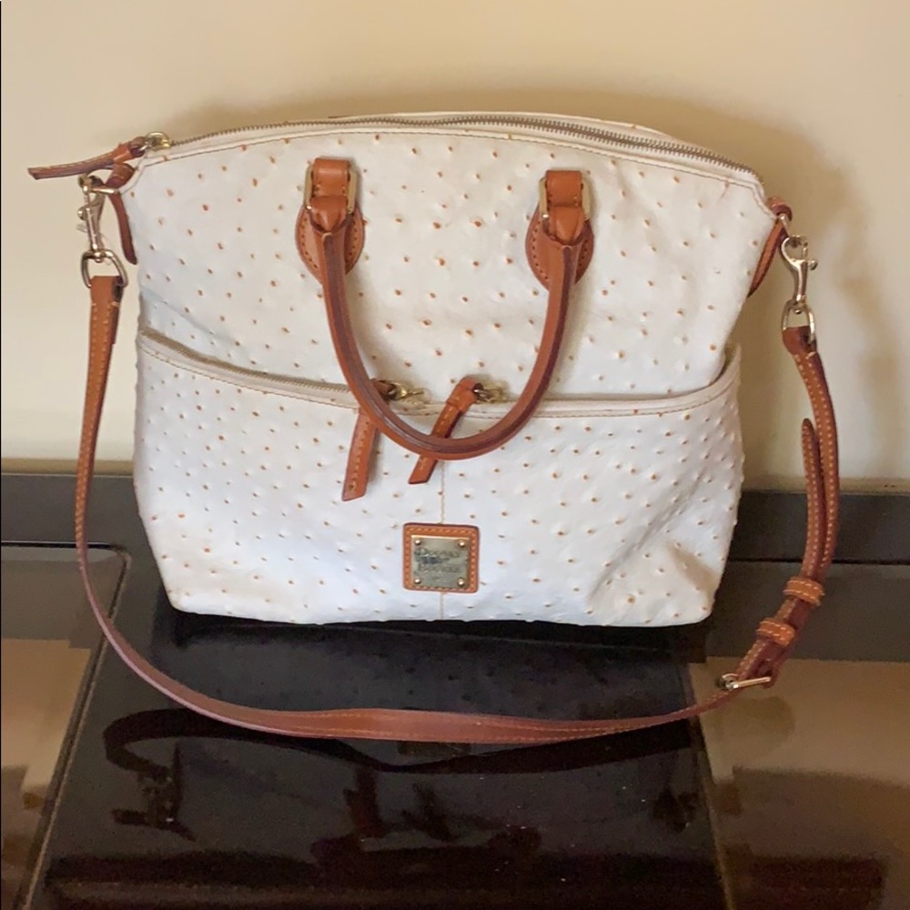 Dooney & Burke ostrich bag